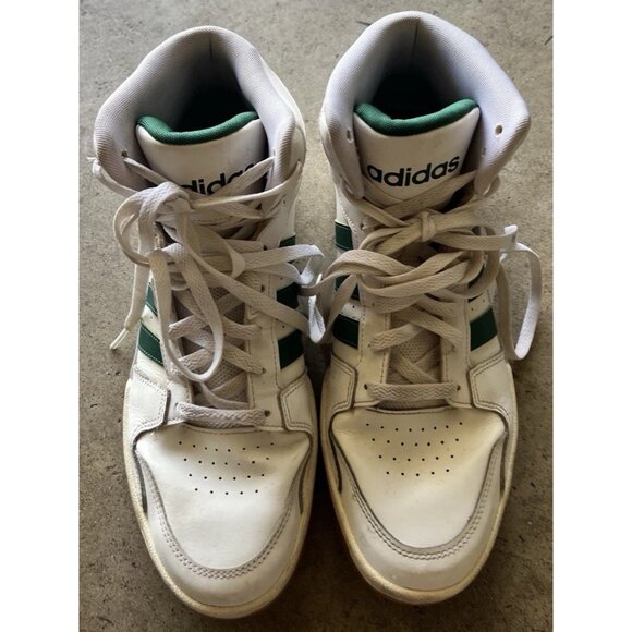 Adidas Neo Entrap Mid 'White Collegiate Green' II Shoes Men's Size 12 EG4308 - Picture 2 of 15